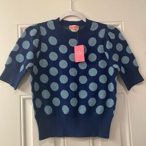 NWT Kate Spade Seaside Dot Sweater Sz XS